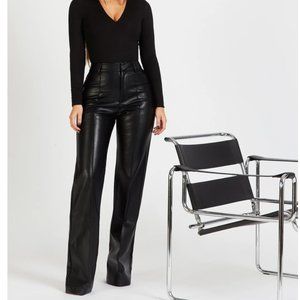 NWT Because of Alice Leather Trouser